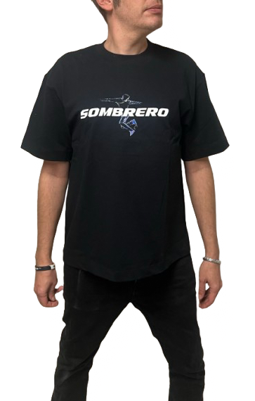 T-shirt SOMBRERO - WEAR THE MOVE ( Noir Oversize )